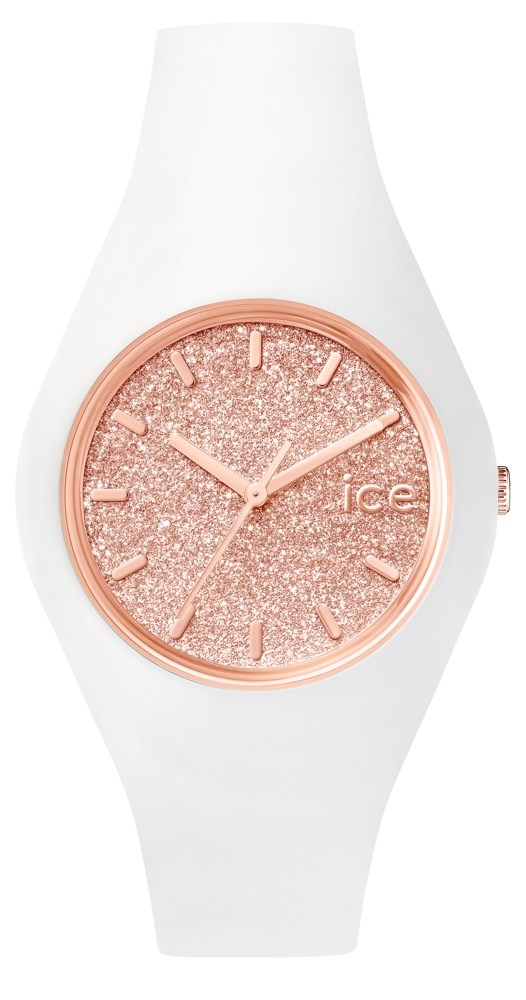 ICE glitter - white rosé-gold