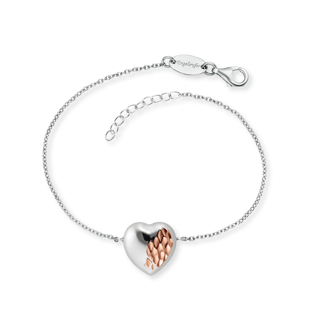 Armband With Love Silber Bicolor